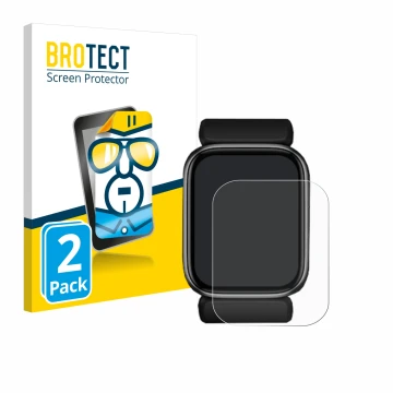 Parte frontal de un envase de producto con el logotipo de la marca BROTECT. Al lado se muestra el dispositivo YHE BP Doctor Fi