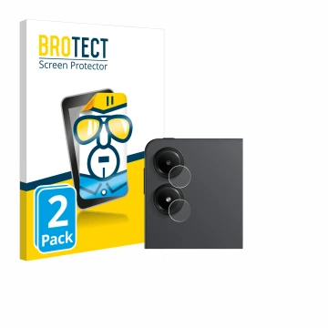 Parte frontal de un envase de producto con el logotipo de la marca BROTECT. Al lado se muestra el dispositivo Xiaomi Redmi Pad