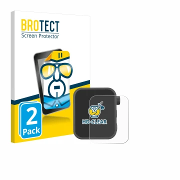 Parte frontal de un envase de producto con el logotipo de la marca BROTECT. Al lado se muestra el dispositivo Godox X3 con su 