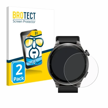 Parte frontal de un envase de producto con el logotipo de la marca BROTECT. Al lado se muestra el dispositivo TOZO S5 1.43