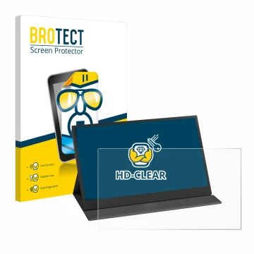 Parte frontal de un envase de producto con el logotipo de la marca BROTECT. Al lado se muestra el dispositivo Yodoit PTM15 15.