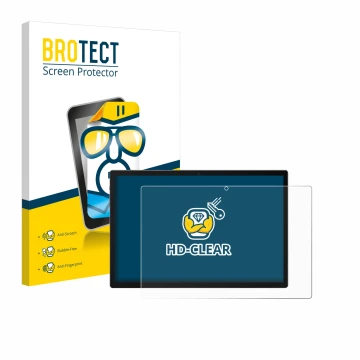 Parte frontal de un envase de producto con el logotipo de la marca BROTECT. Al lado se muestra el dispositivo Meswao MES-B2 14