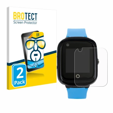 Parte frontal de un envase de producto con el logotipo de la marca BROTECT. Al lado se muestra el dispositivo One2Track Connec
