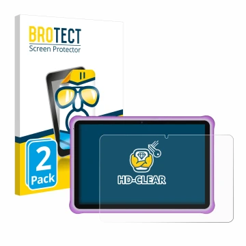 Parte frontal de un envase de producto con el logotipo de la marca BROTECT. Al lado se muestra el dispositivo Pixpeak M821 10