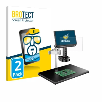 Parte frontal de un envase de producto con el logotipo de la marca BROTECT. Al lado se muestra el dispositivo Tomlov TM4K-AF-M