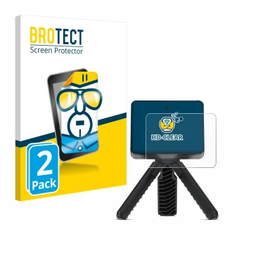 Parte frontal de un envase de producto con el logotipo de la marca BROTECT. Al lado se muestra el dispositivo Garmin Approach 