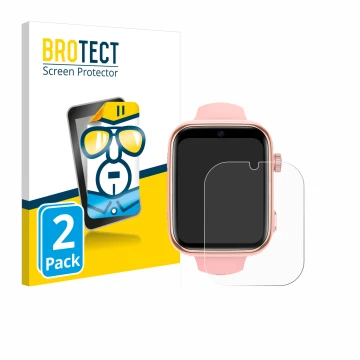 Parte frontal de un envase de producto con el logotipo de la marca BROTECT. Al lado se muestra el dispositivo Akumaka 4G Kids 