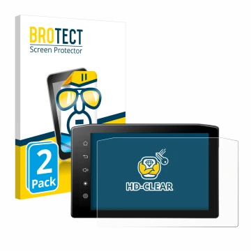 Parte frontal de un envase de producto con el logotipo de la marca BROTECT. Al lado se muestra el dispositivo Ekiy MTC07 6.25