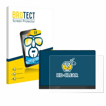 Parte frontal de un envase de producto con el logotipo de la marca BROTECT. Al lado se muestra el dispositivo Uperfect UColor 