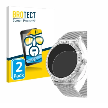Parte frontal de un envase de producto con el logotipo de la marca BROTECT. Al lado se muestra el dispositivo Powerwill Smartw