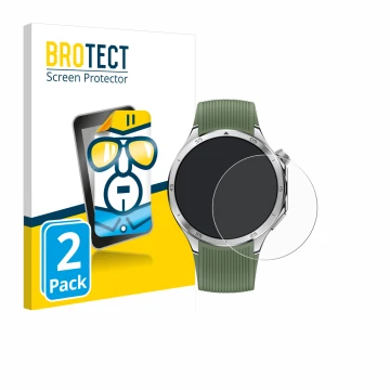 Parte frontal de un envase de producto con el logotipo de la marca BROTECT. Al lado se muestra el dispositivo OnePlus Watch 3 