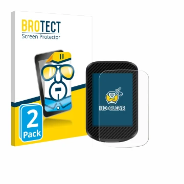 Parte frontal de un envase de producto con el logotipo de la marca BROTECT. Al lado se muestra el dispositivo igpsport BSC300T