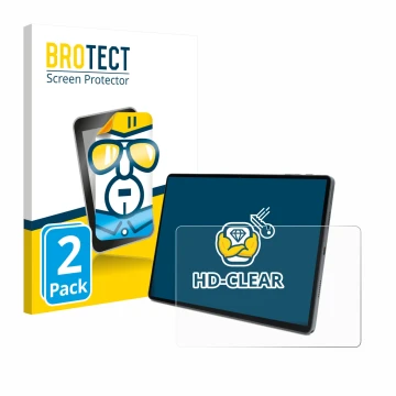 Parte frontal de un envase de producto con el logotipo de la marca BROTECT. Al lado se muestra el dispositivo Terra Pad 1007 1