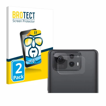 Parte frontal de un envase de producto con el logotipo de la marca BROTECT. Al lado se muestra el dispositivo ASUS ZenFone 12 