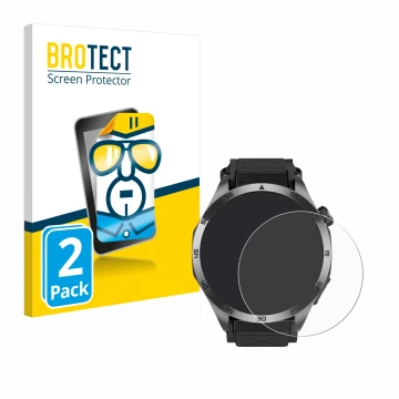 Parte frontal de un envase de producto con el logotipo de la marca BROTECT. Al lado se muestra el dispositivo Knauermann Pro 3
