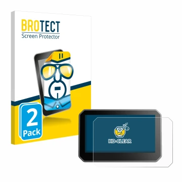 Parte frontal de un envase de producto con el logotipo de la marca BROTECT. Al lado se muestra el dispositivo Elegoo Centauri 