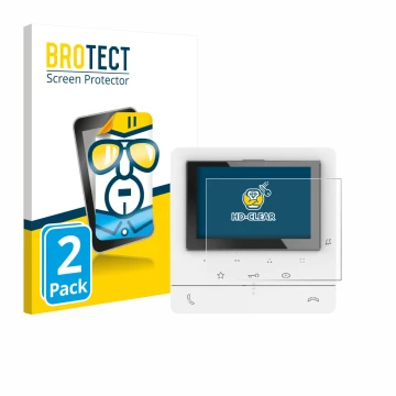 Parte frontal de un envase de producto con el logotipo de la marca BROTECT. Al lado se muestra el dispositivo Biticino 344672 