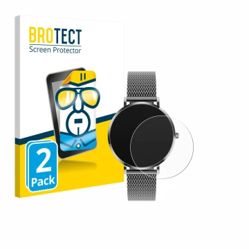 Parte frontal de un envase de producto con el logotipo de la marca BROTECT. Al lado se muestra el dispositivo Pireware Amory 5