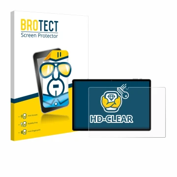 Parte frontal de un envase de producto con el logotipo de la marca BROTECT. Al lado se muestra el dispositivo Maxlegen M40 14