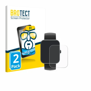 Parte frontal de un envase de producto con el logotipo de la marca BROTECT. Al lado se muestra el dispositivo Alutoria S80K 1.