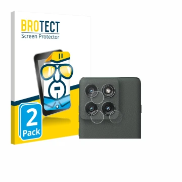 Parte frontal de un envase de producto con el logotipo de la marca BROTECT. Al lado se muestra el dispositivo Motorola Edge (2