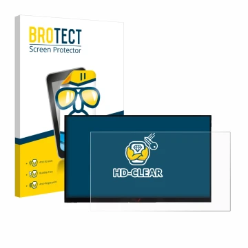 Parte frontal de un envase de producto con el logotipo de la marca BROTECT. Al lado se muestra el dispositivo Verbatim PMT-15 