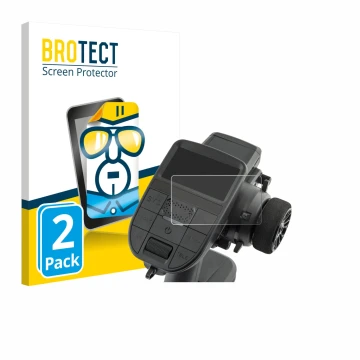 Parte frontal de un envase de producto con el logotipo de la marca BROTECT. Al lado se muestra el dispositivo Radiomaster MT12