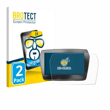 Parte frontal de un envase de producto con el logotipo de la marca BROTECT. Al lado se muestra el dispositivo Voge 625 2025 co