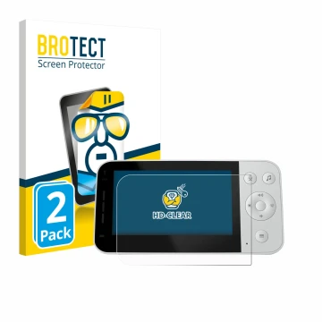 Parte frontal de un envase de producto con el logotipo de la marca BROTECT. Al lado se muestra el dispositivo Philips Avent SC