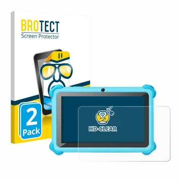 Parte frontal de un envase de producto con el logotipo de la marca BROTECT. Al lado se muestra el dispositivo zcobro KIDS710 7