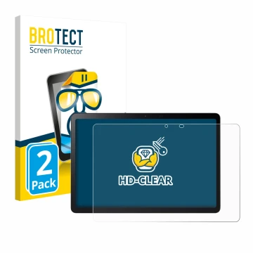Parte frontal de un envase de producto con el logotipo de la marca BROTECT. Al lado se muestra el dispositivo Acer Iconia V11-