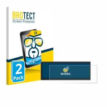 Parte frontal de un envase de producto con el logotipo de la marca BROTECT. Al lado se muestra el dispositivo Carpuride Carpla