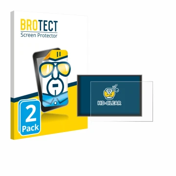 Parte frontal de un envase de producto con el logotipo de la marca BROTECT. Al lado se muestra el dispositivo Renault Master 2