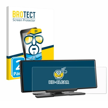 Parte frontal de un envase de producto con el logotipo de la marca BROTECT. Al lado se muestra el dispositivo Avylet RC11 8.1