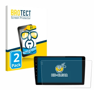 Parte frontal de un envase de producto con el logotipo de la marca BROTECT. Al lado se muestra el dispositivo Junsun V2 Plus 1