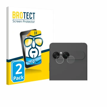 Parte frontal de un envase de producto con el logotipo de la marca BROTECT. Al lado se muestra el dispositivo Sony Xperia 10 V