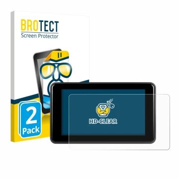 Parte frontal de un envase de producto con el logotipo de la marca BROTECT. Al lado se muestra el dispositivo Vechtel Motorrad