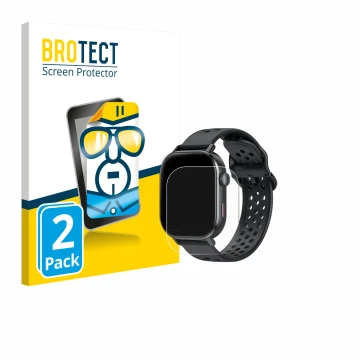 Parte frontal de un envase de producto con el logotipo de la marca BROTECT. Al lado se muestra el dispositivo Jugeman P131 2.0