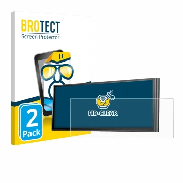 Parte frontal de un envase de producto con el logotipo de la marca BROTECT. Al lado se muestra el dispositivo Krunia 9.26