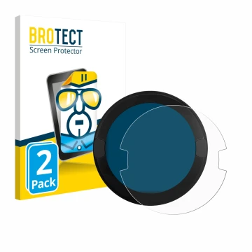 Parte frontal de un envase de producto con el logotipo de la marca BROTECT. Al lado se muestra el dispositivo OOONO P-DISC NO2