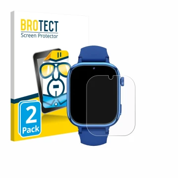 Parte frontal de un envase de producto con el logotipo de la marca BROTECT. Al lado se muestra el dispositivo Ruxingx T40 con 