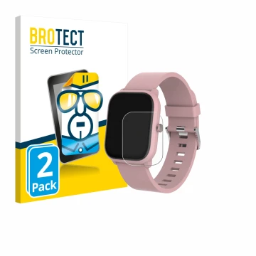 Parte frontal de un envase de producto con el logotipo de la marca BROTECT. Al lado se muestra el dispositivo Denver SWK-120RO