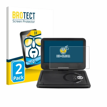 Parte frontal de un envase de producto con el logotipo de la marca BROTECT. Al lado se muestra el dispositivo Soundmaster PDB1