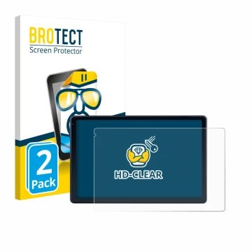 Parte frontal de un envase de producto con el logotipo de la marca BROTECT. Al lado se muestra el dispositivo MUISOO MUIC10702