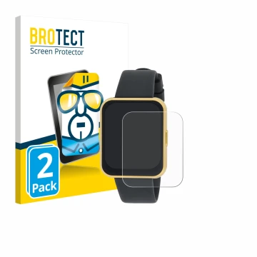 Parte frontal de un envase de producto con el logotipo de la marca BROTECT. Al lado se muestra el dispositivo Liu Jo Mini Slim