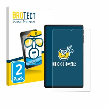 Parte frontal de un envase de producto con el logotipo de la marca BROTECT. Al lado se muestra el dispositivo Xiaomi Black Sha