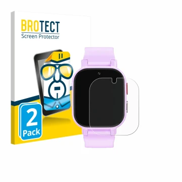 Parte frontal de un envase de producto con el logotipo de la marca BROTECT. Al lado se muestra el dispositivo Alutoria Kids Sm