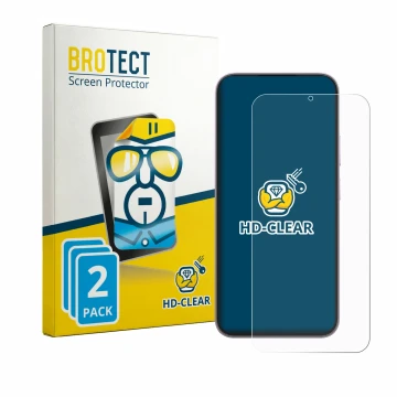 Parte frontal de un envase de producto con el logotipo de la marca BROTECT. Al lado se muestra el dispositivo realme C100i con