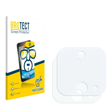 Parte frontal de un envase de producto con el logotipo de la marca BROTECT. Al lado está el protector de pantalla correspondie