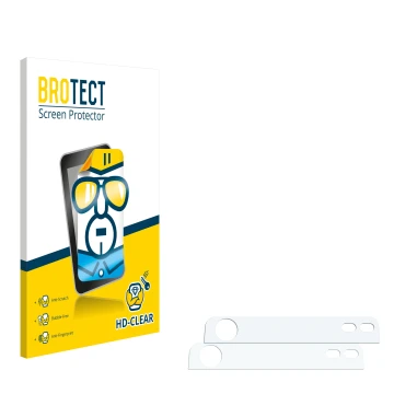 Parte frontal de un envase de producto con el logotipo de la marca BROTECT. Al lado está el protector de pantalla correspondie